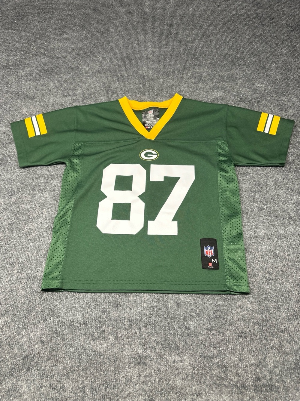 NFL Kids Green and Yellow Football Jersey #87